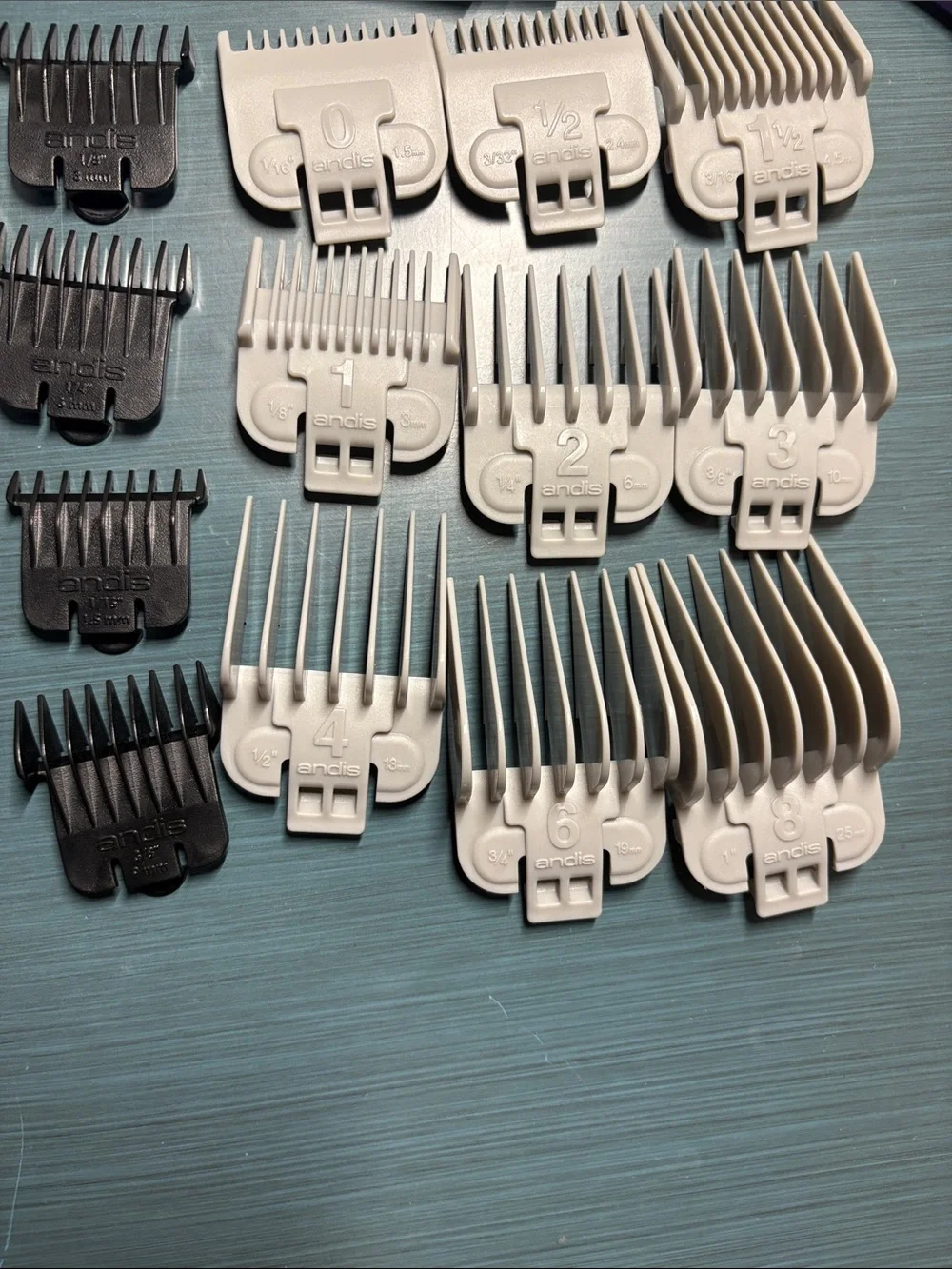 Andis Corded Hair Clippers and Trimmer Set in White and Black